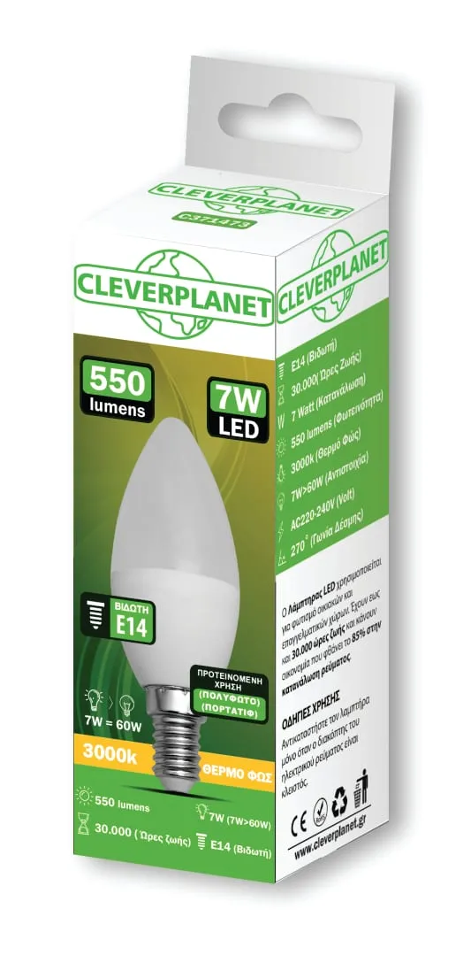 Λάμπα LED κερί E14 — Φωτογραφία 2 από 3