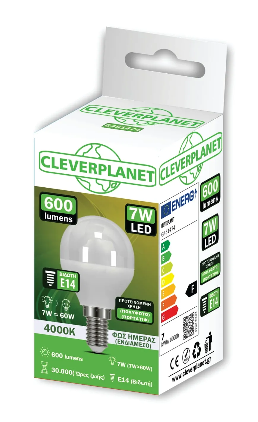 Λάμπα LED σφαίρα E14 — Φωτογραφία 3 από 3