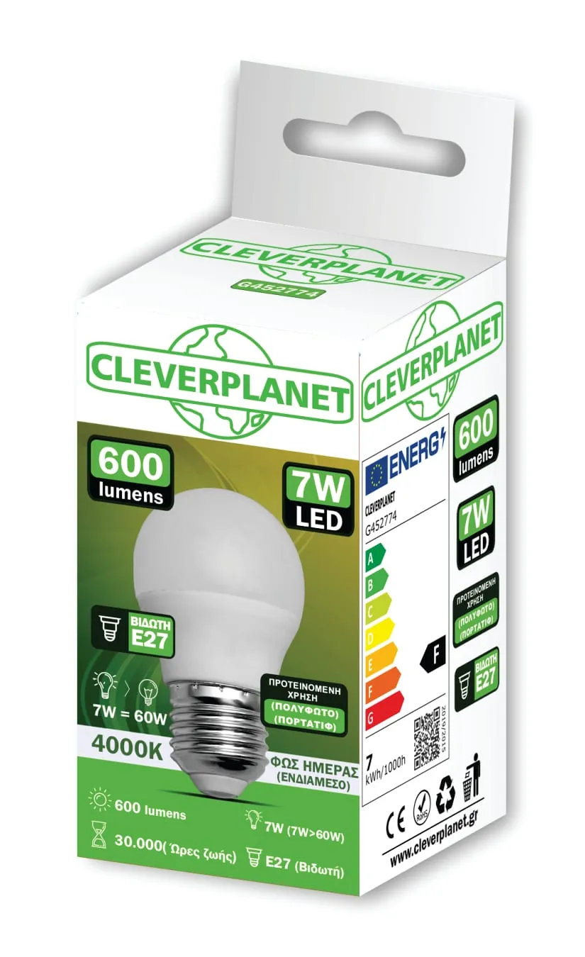 Λάμπα LED σφαίρα E27 — Φωτογραφία 2 από 2